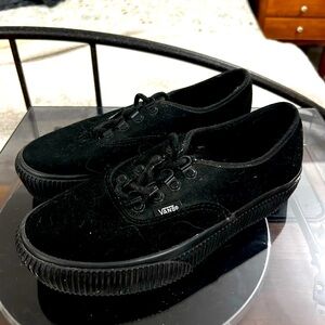 Vans low profile lace-up platform sneakers
